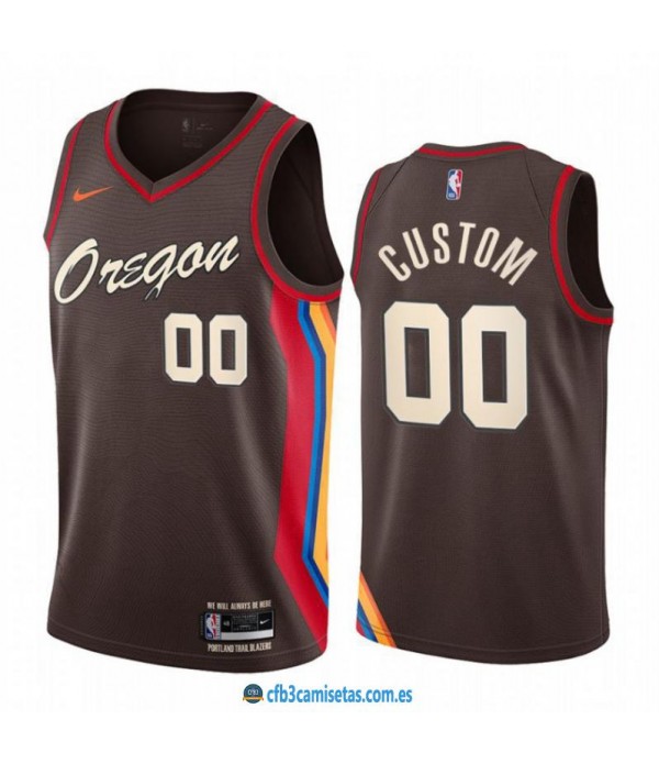 CFB3-Camisetas Custom portland trail blazers 2020/21 - city edition