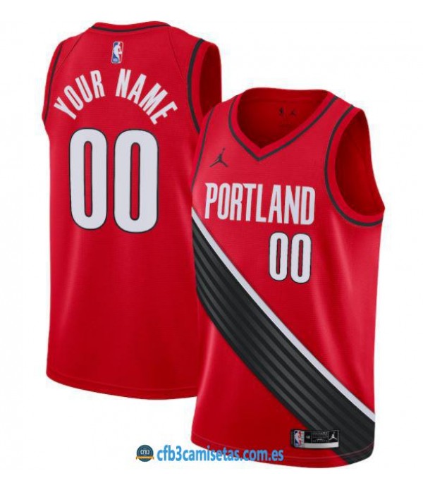 CFB3-Camisetas Custom portland trail blazers 2020/21 - statement