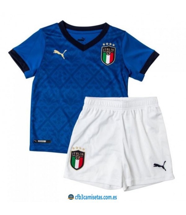 CFB3-Camisetas Italia 1a equipación 2020/21 - niÑos