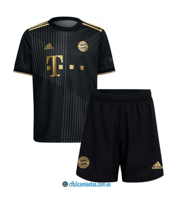 CFB3-Camisetas Bayern munich 2a equipación 2021/22 - niÑos