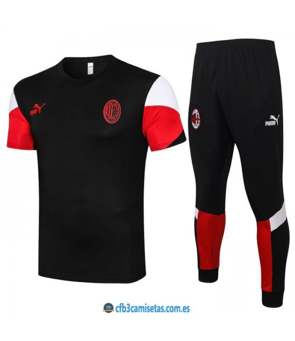 CFB3-Camisetas Camiseta pantalones ac milan 2021/22 black