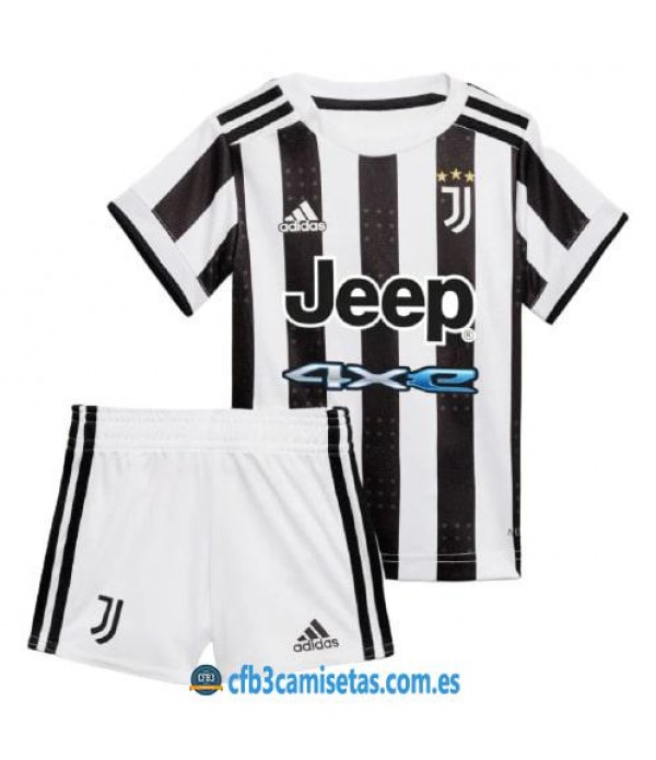 CFB3-Camisetas Juventus 1a equipación 2021/22 - niÑos