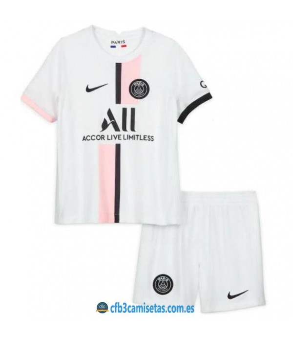 CFB3-Camisetas Psg 2a equipación 2021/22 - niÑos