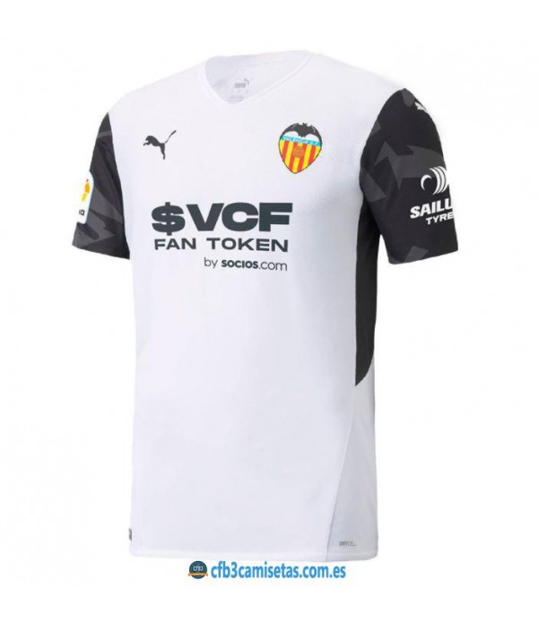 CFB3-Camisetas Valencia 1a equipación 2021/22