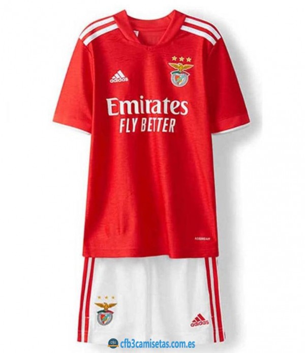 CFB3-Camisetas Benfica 1a equipación 2021/22 - niÑos