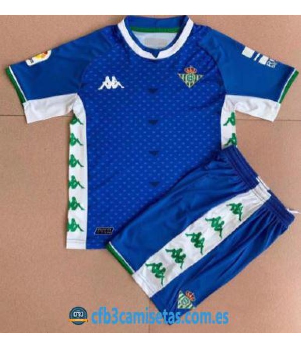 CFB3-Camisetas Betis 2a equipación 2021/22 - niÑos