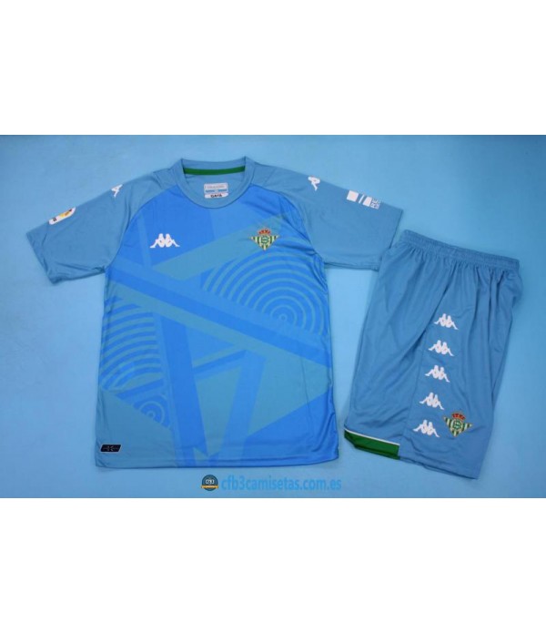 CFB3-Camisetas Betis 2a equipación 2021/22 portero gk - niÑos