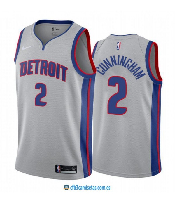 CFB3-Camisetas Cade cunningham detroit pistons 2020/21 - statement