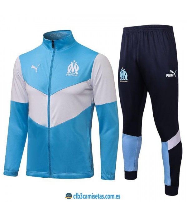 CFB3-Camisetas Chándal olympique marsella 2021/22 blue