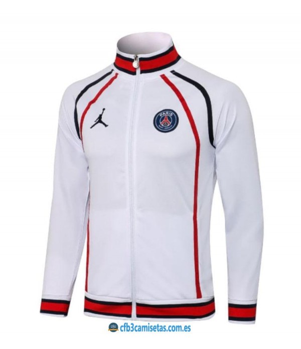 CFB3-Camisetas Chaqueta psg x jordan 2021/22