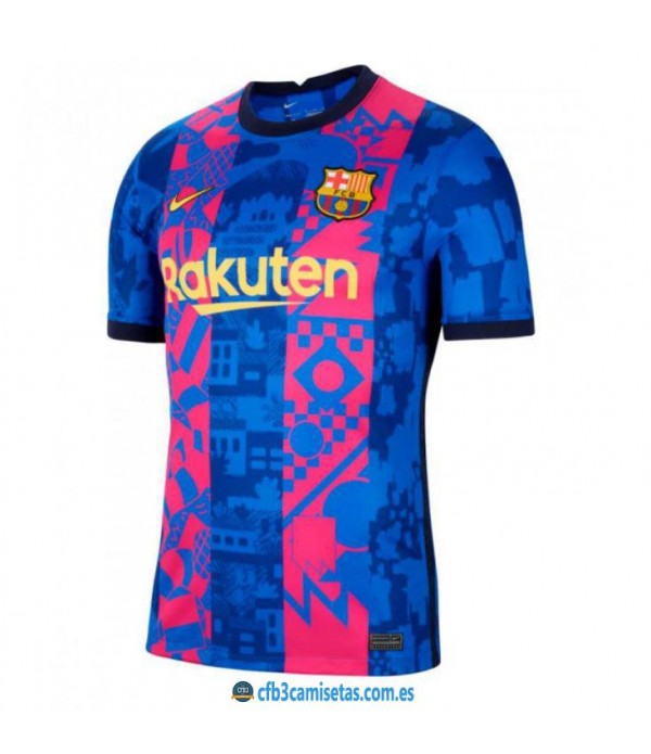 CFB3-Camisetas Fc barcelona 3a equipación 2021/22