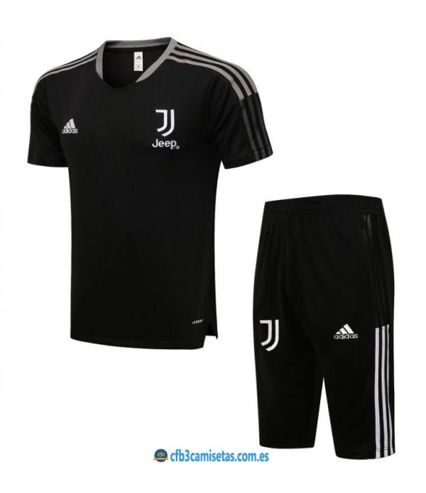 CFB3-Camisetas Kit entrenamiento juventus 2021/22 - negro