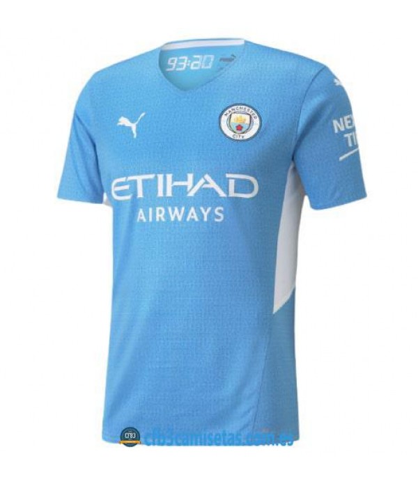 CFB3-Camisetas Manchester city 1a equipación 2021/22 - authentic