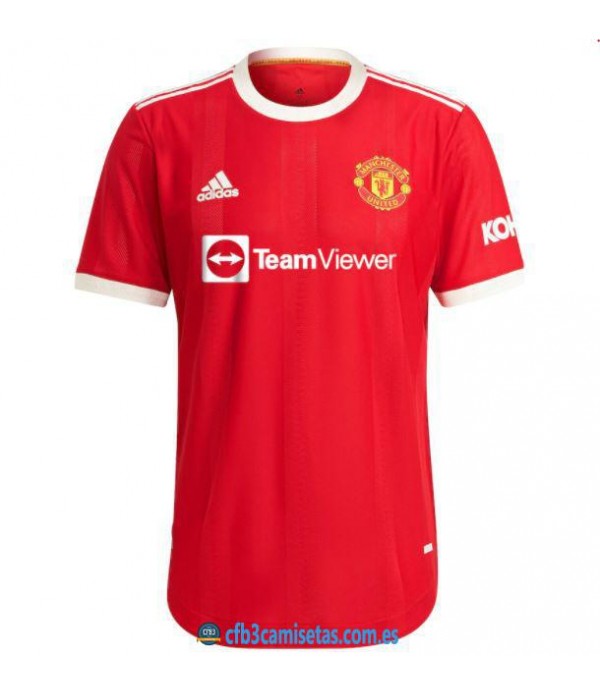 CFB3-Camisetas Manchester united 1a equipación 2021/22 - authentic
