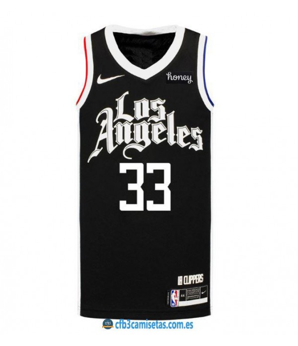 CFB3-Camisetas Nicolas batum los angeles clippers 2020/21 - city edition