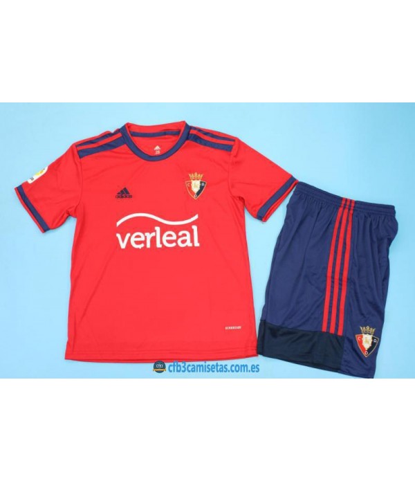 CFB3-Camisetas Osasuna 1a equipación 2021/22 - niÑos
