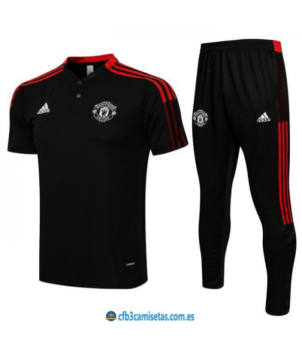 CFB3-Camisetas Polo pantalones manchester united 2021/22