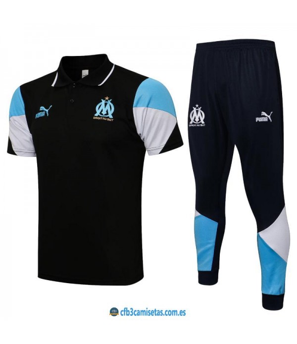 CFB3-Camisetas Polo pantalones olympique marsella 2021/22