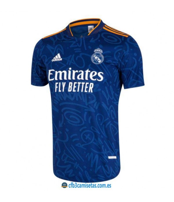 CFB3-Camisetas Real madrid 2a equipación 2021/22 - authentic