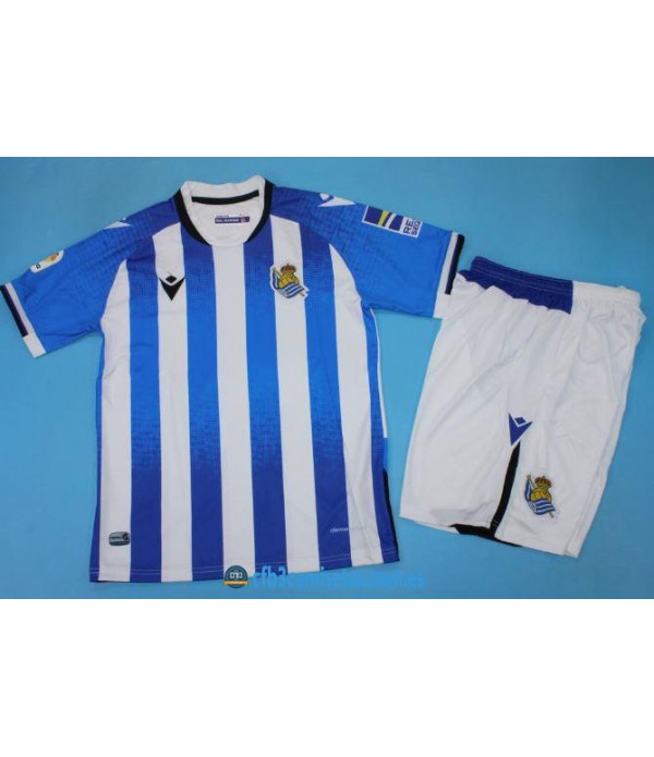 CFB3-Camisetas Real sociedad 1a equipación 2021/22 - niÑos