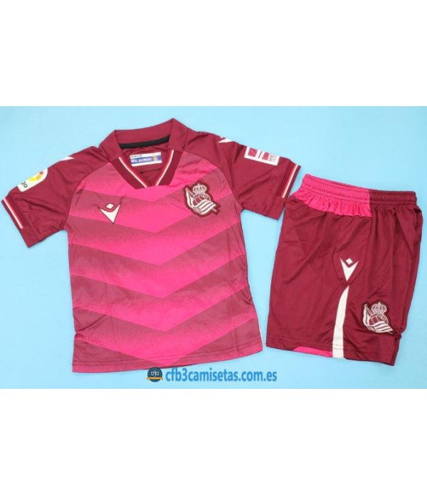 CFB3-Camisetas Real sociedad 2a equipación 2021/22 - niÑos