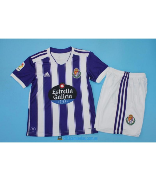 CFB3-Camisetas Real valladolid 1a equipación 2021/22 - niÑos