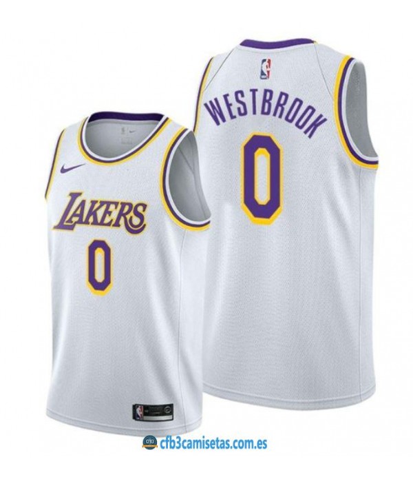 CFB3-Camisetas Russell westrbook los angeles lakers 2020/21 - association