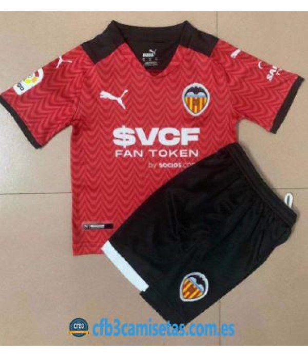 CFB3-Camisetas Valencia 2a equipación 2021/22 - niÑos