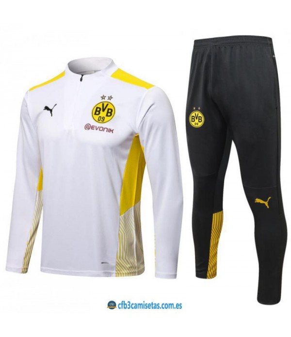 Chándal borussia dortmund 2021/22 blanco