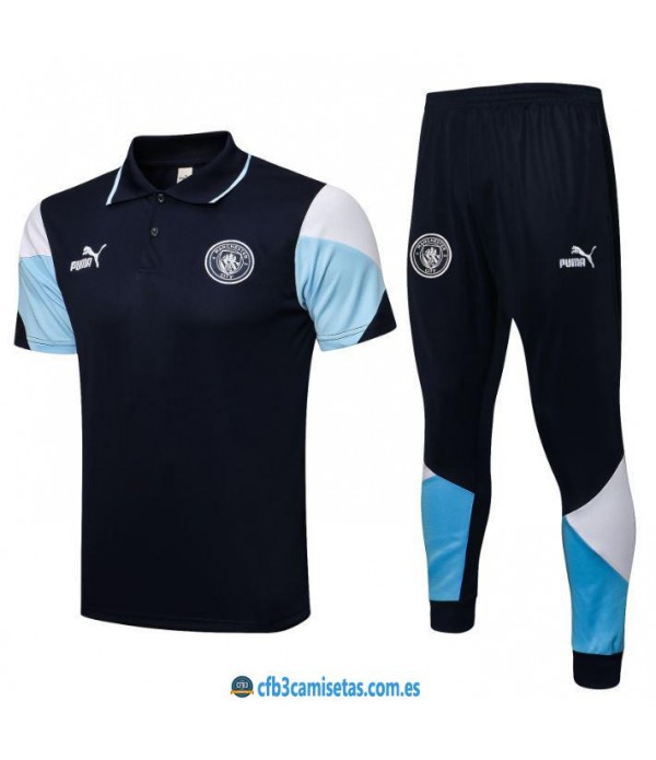 Polo pantalones manchester city 2021/22 - dark blue