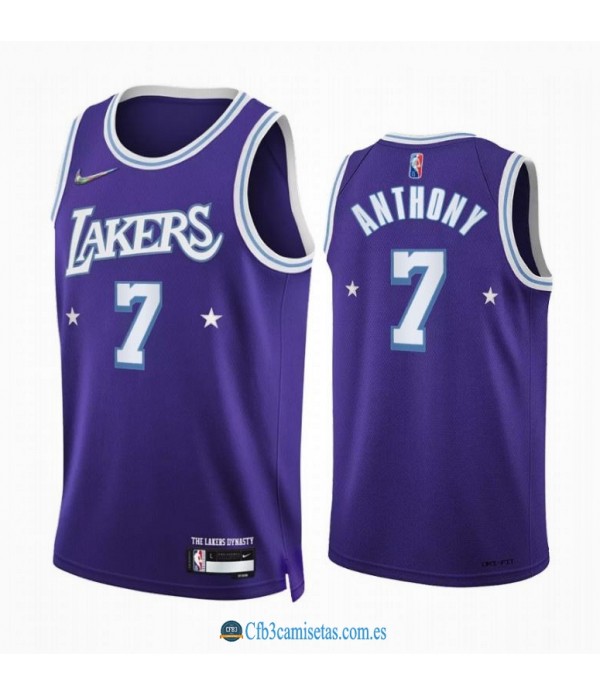 CFB3-Camisetas Carmelo anthony los angeles lakers 2021/22 - city edition