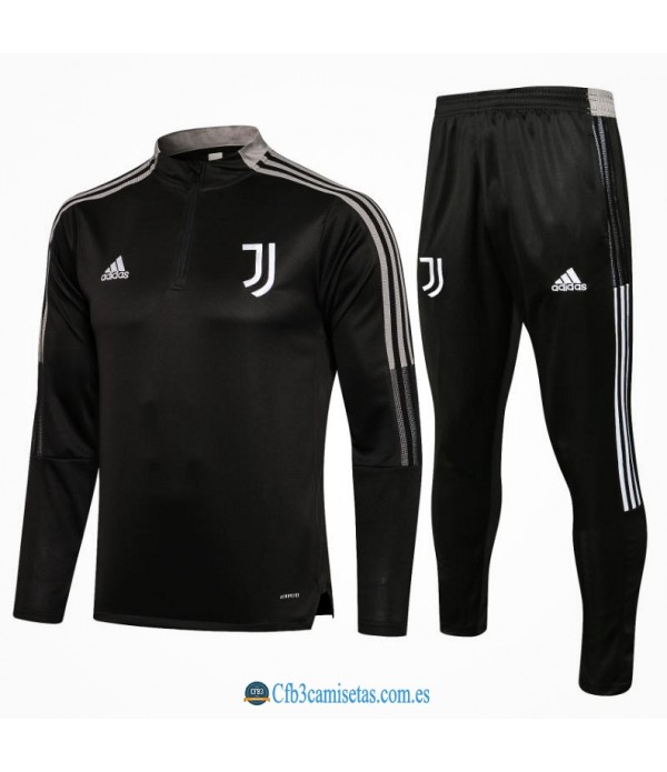 CFB3-Camisetas Chándal juventus 2021/22 - black/grey