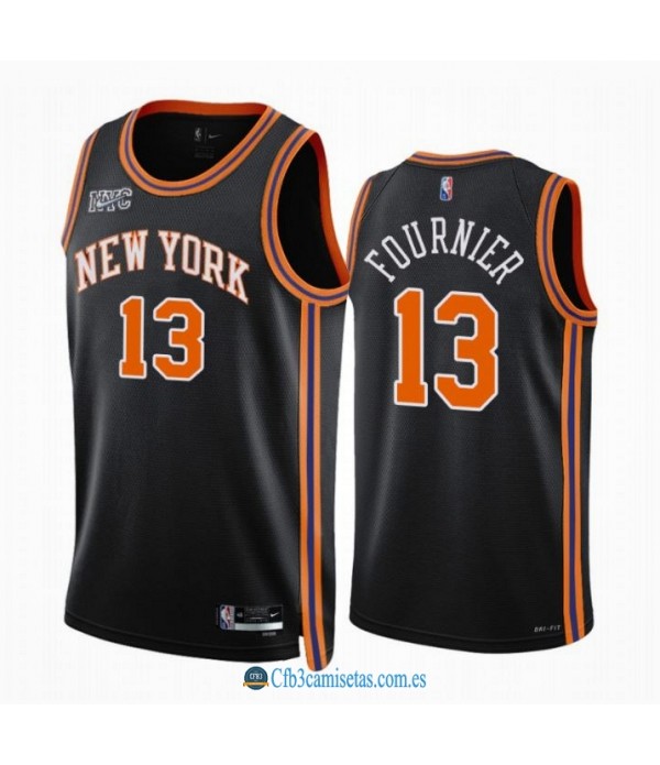 CFB3-Camisetas Evan fournier new york knicks 2021/22 - city edition