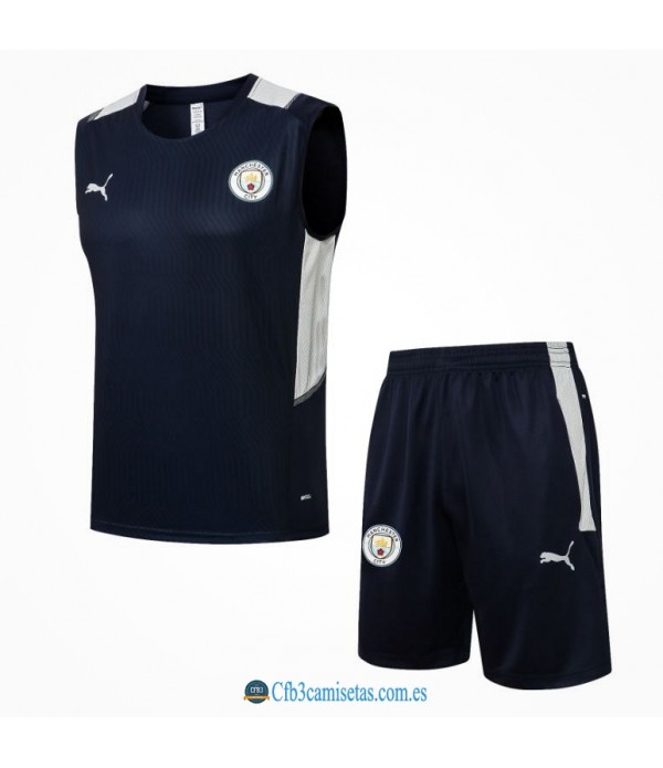CFB3-Camisetas Kit entrenamiento manchester city 2021/22