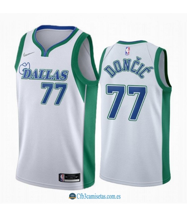 CFB3-Camisetas Luka doncic dallas mavericks 2021/22 - city edition