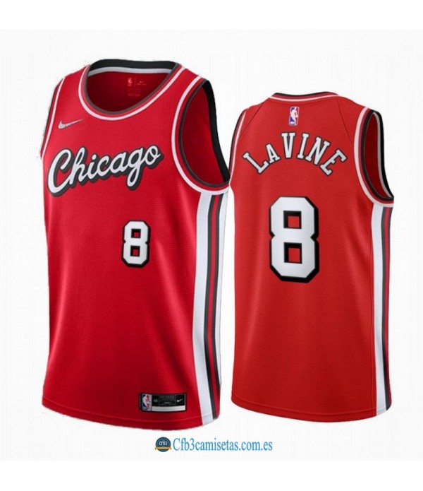 CFB3-Camisetas Zach lavine chicago bulls 2021/22 - city edition