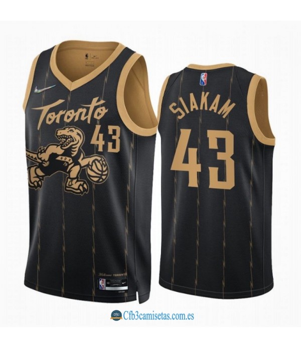 CFB3-Camisetas Pascal siakam toronto raptors 2021/22 - city edition