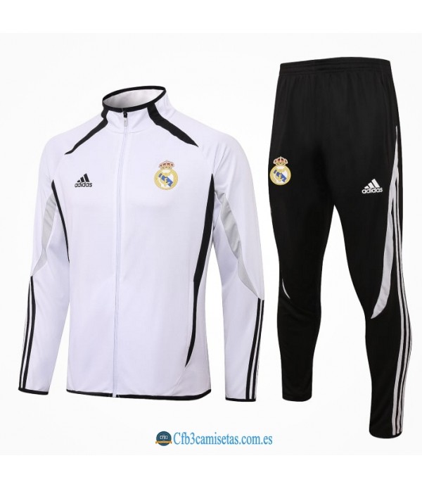 CFB3-Camisetas Chándal real madrid 2021/22 clásico