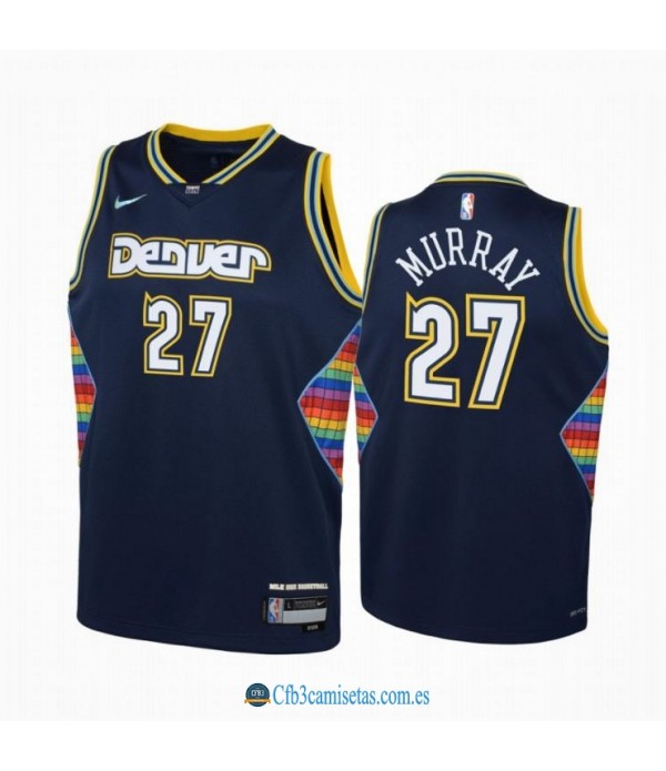 CFB3-Camisetas Jamal murray denver nuggets 2021/22 - city edition