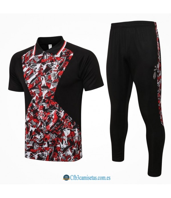 CFB3-Camisetas Polo pantalones ac milan 2021/22 camuflaje