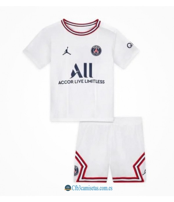 CFB3-Camisetas Psg 4a equipación 2021/22 - niÑos