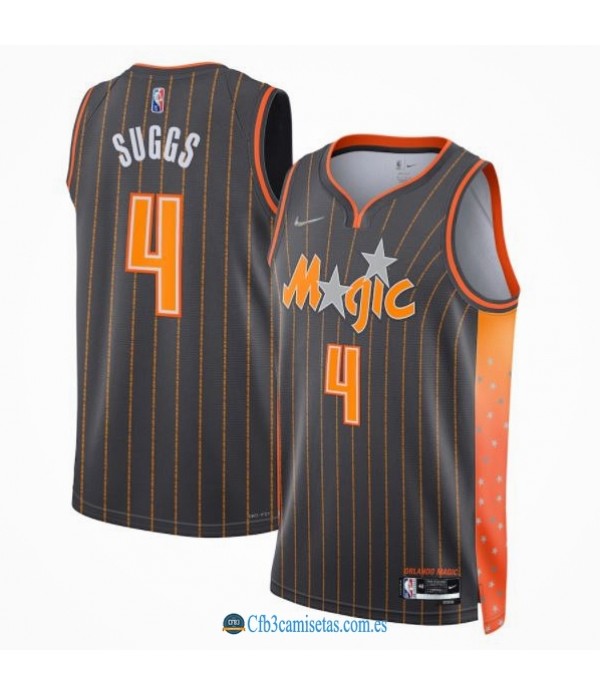 CFB3-Camisetas Jalen suggs orlando magic 2021/22 - city edition