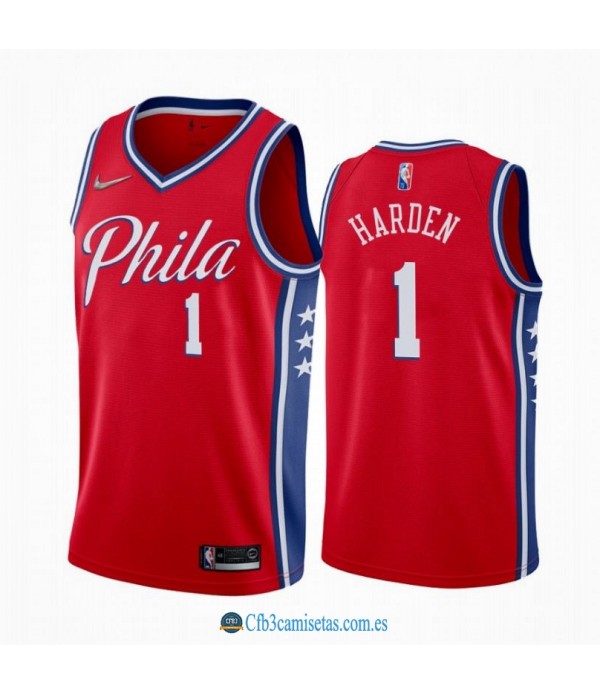 CFB3-Camisetas James harden philadelphia 76ers 2021/22 - statement