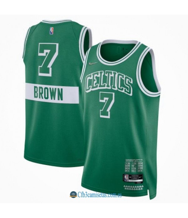 CFB3-Camisetas Jaylen brown boston celtics 2021/22 - city edition