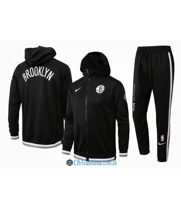 CFB3-Camisetas Chándal brooklyn nets 2021/22 - 75th anniv.