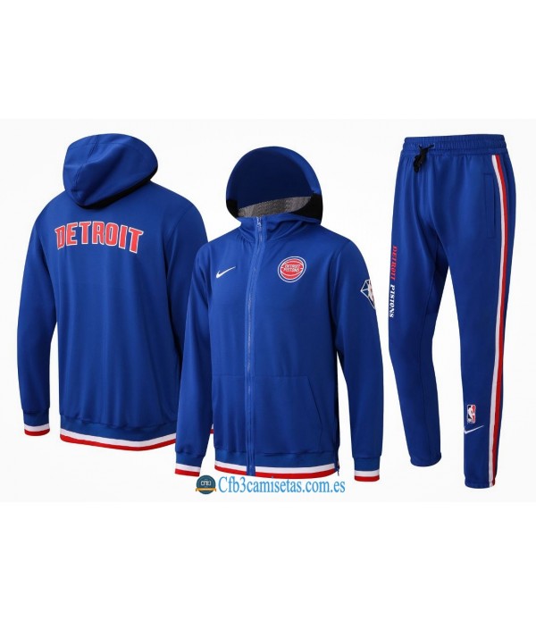 CFB3-Camisetas Chándal detroit pistons 2021/22 - 75th anniv.
