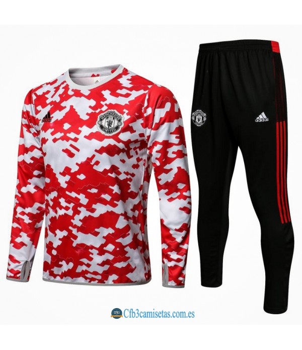 CFB3-Camisetas Chándal manchester united 2021/22 camuflaje