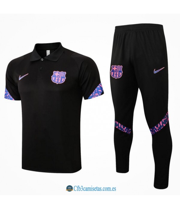CFB3-Camisetas Polo pantalones fc barcelona 2021/22