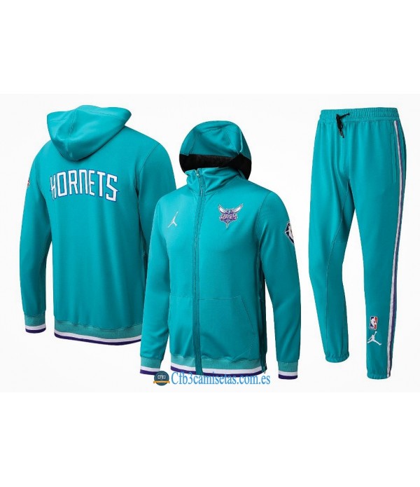 CFB3-Camisetas Chándal charlotte hornets 2021/22 - 75th anniv.