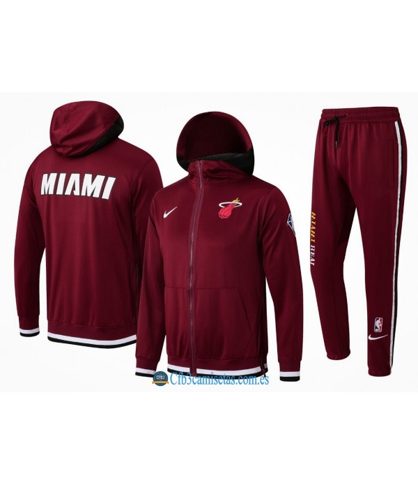 CFB3-Camisetas Chándal miami heat 2021/22 - 75th anniv.